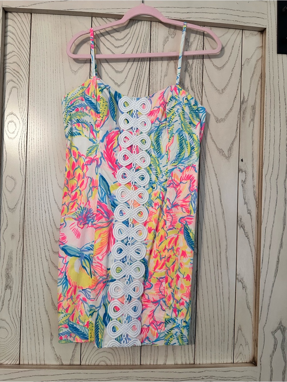Lilly Pulitzer Pink Label Dress with Gold Script